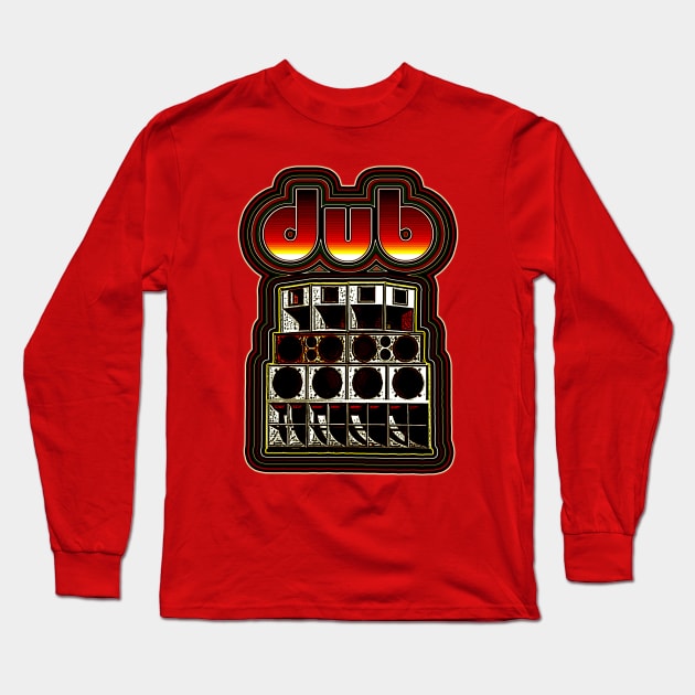 Dub SoundSystem Long Sleeve T-Shirt by AutotelicArt